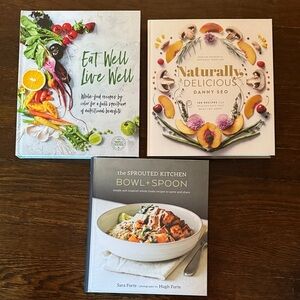 Brand New Healthy Cookbooks Set of 3